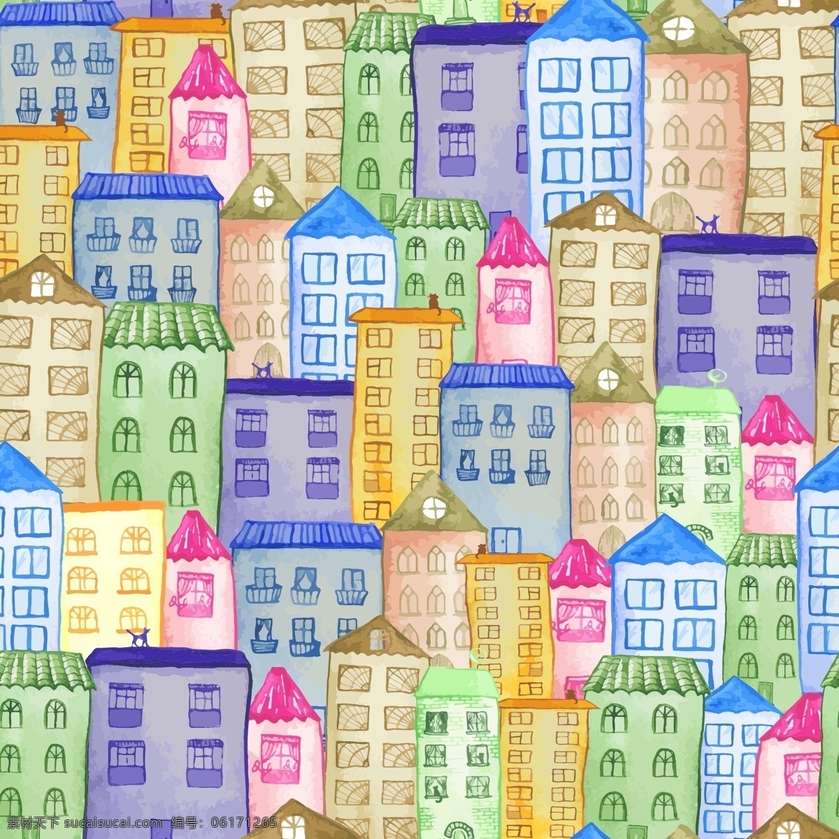 阿姆斯特丹 建筑 风格 水彩 房屋 水彩画 城市设计 儿童 纸张 摘要 公寓 艺术 背景