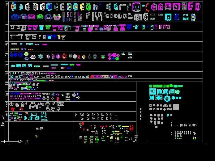 cad 平面 家具 大全 dwg 平面家具 沙发双人床 灯具 植物 人物 平面图 源文件库