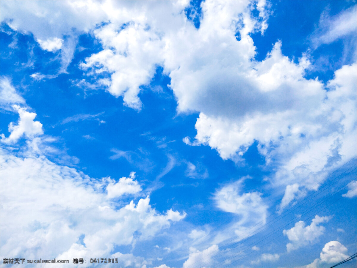 蓝天白云 夏日 天空 蓝天 云 云朵 风景 背景素材 自然景观 自然风景