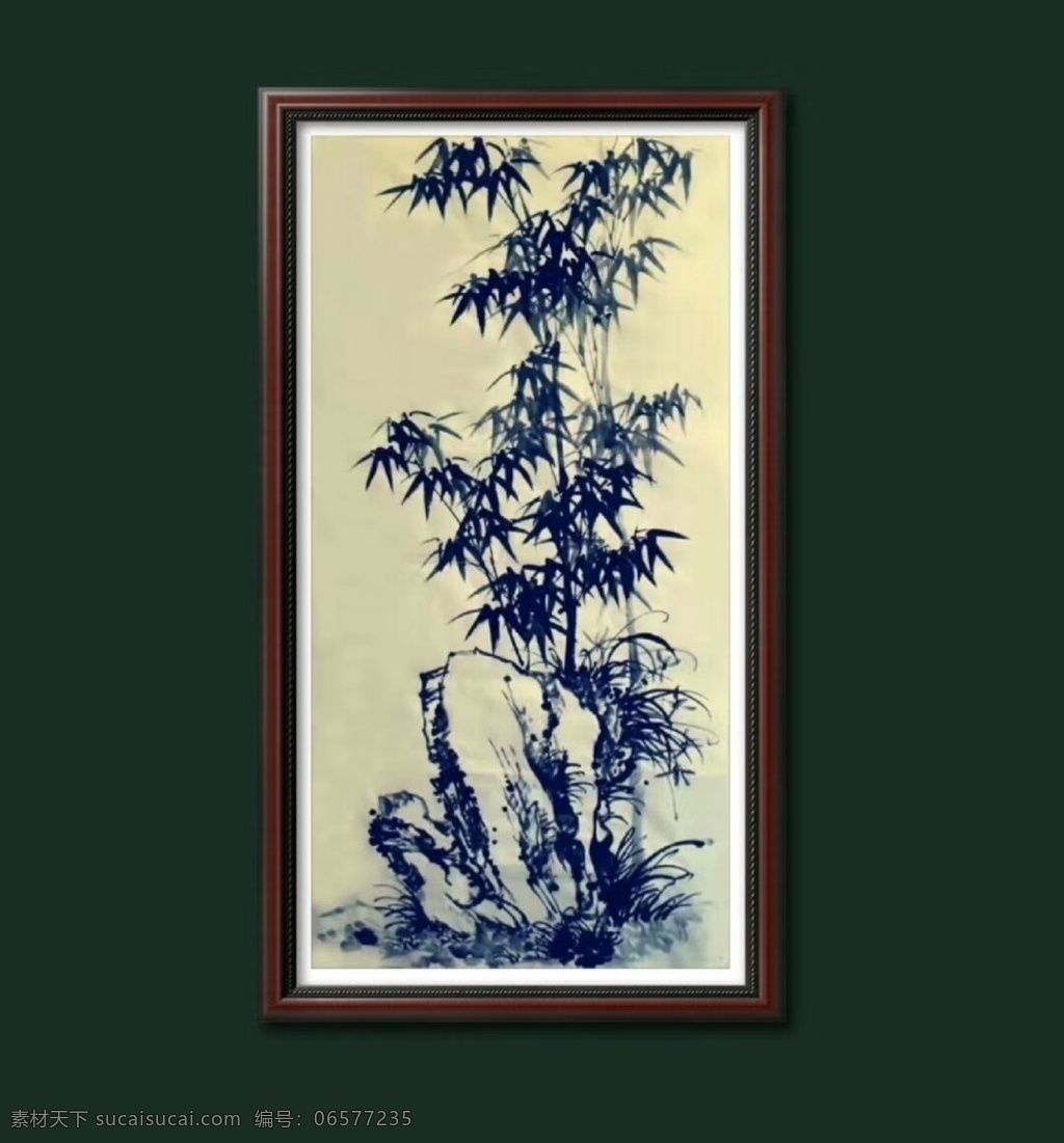 国画山水 竹 如是吉祥 山水壁纸 收藏 法师作品 文化艺术 绘画书法