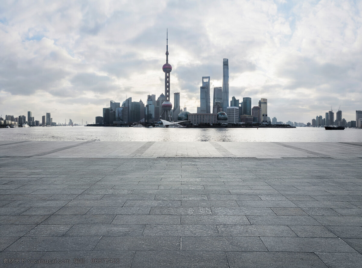 上海城市背景 地面 城市背景 上海 城市 建筑 地平线 水平线 繁华都市 广场 旅游摄影 国内旅游