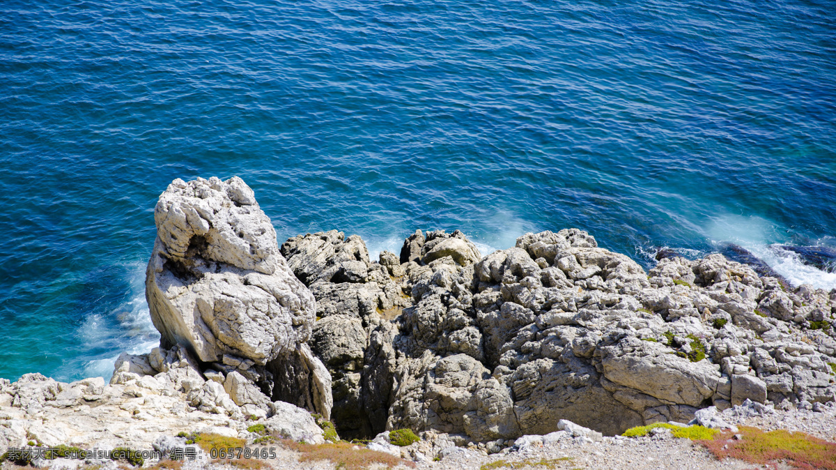 礁石 大海 海边 沙滩 海滩 石头 海浪 直布罗陀 自然景观 自然风景