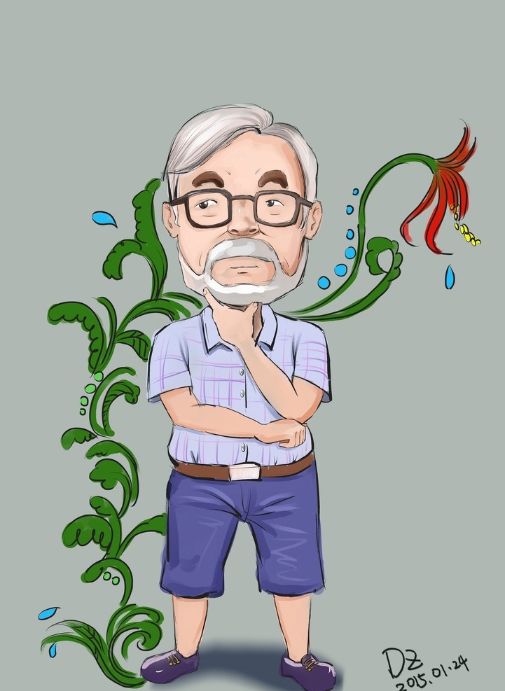 宫崎骏 微信 插画 人物 卡通 动漫 动漫动画 动漫人物