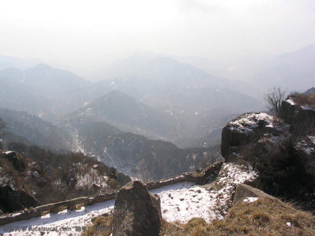 冬季 泰山 风景 雪山风景 冬季风景 雪山 高清图片 分辨率 尺寸 像素