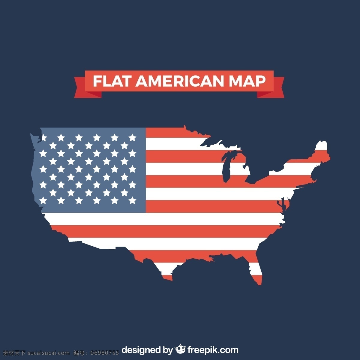 美国 国旗 底纹 地图 插图 美国国旗底纹 美国地图