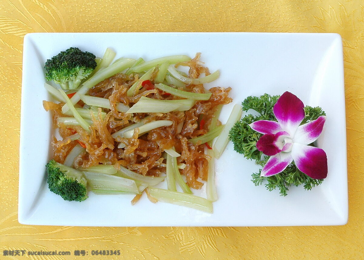 海蜇头 餐饮 美食 菜谱 原创 餐饮美食 传统美食 黄色