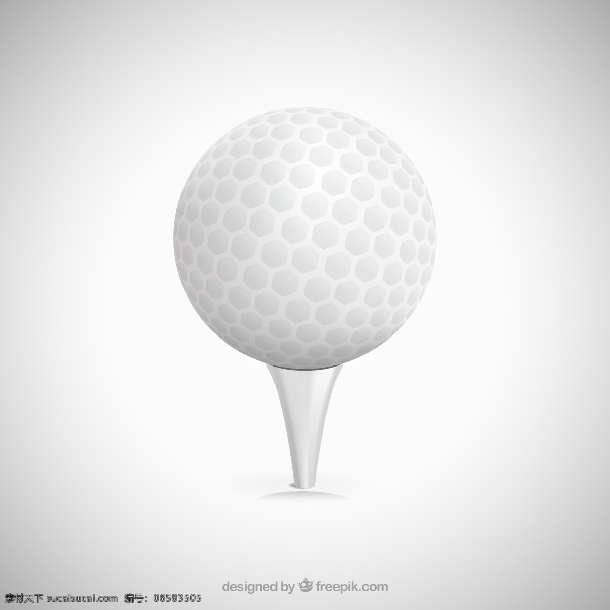 白色高尔夫球 矢量 高尔夫 高尔夫球 体育 球具 矢量图 ai格式