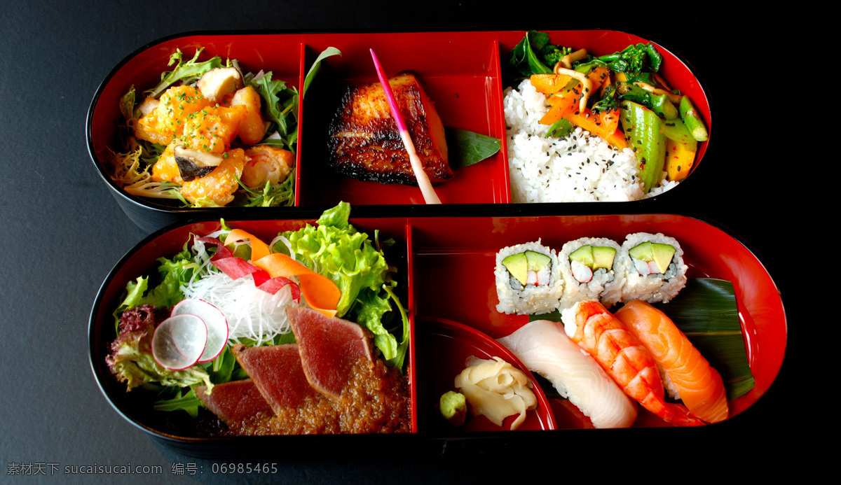 日本料理 寿司 快餐 日本菜 海鲜 大虾 生鱼片 美食 餐饮美食