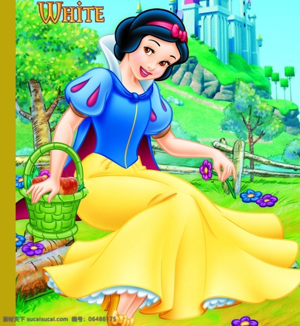 白雪公主 公主 雪 卡通 童话 人物 故事 人 3d 3d设计 3d作品 max