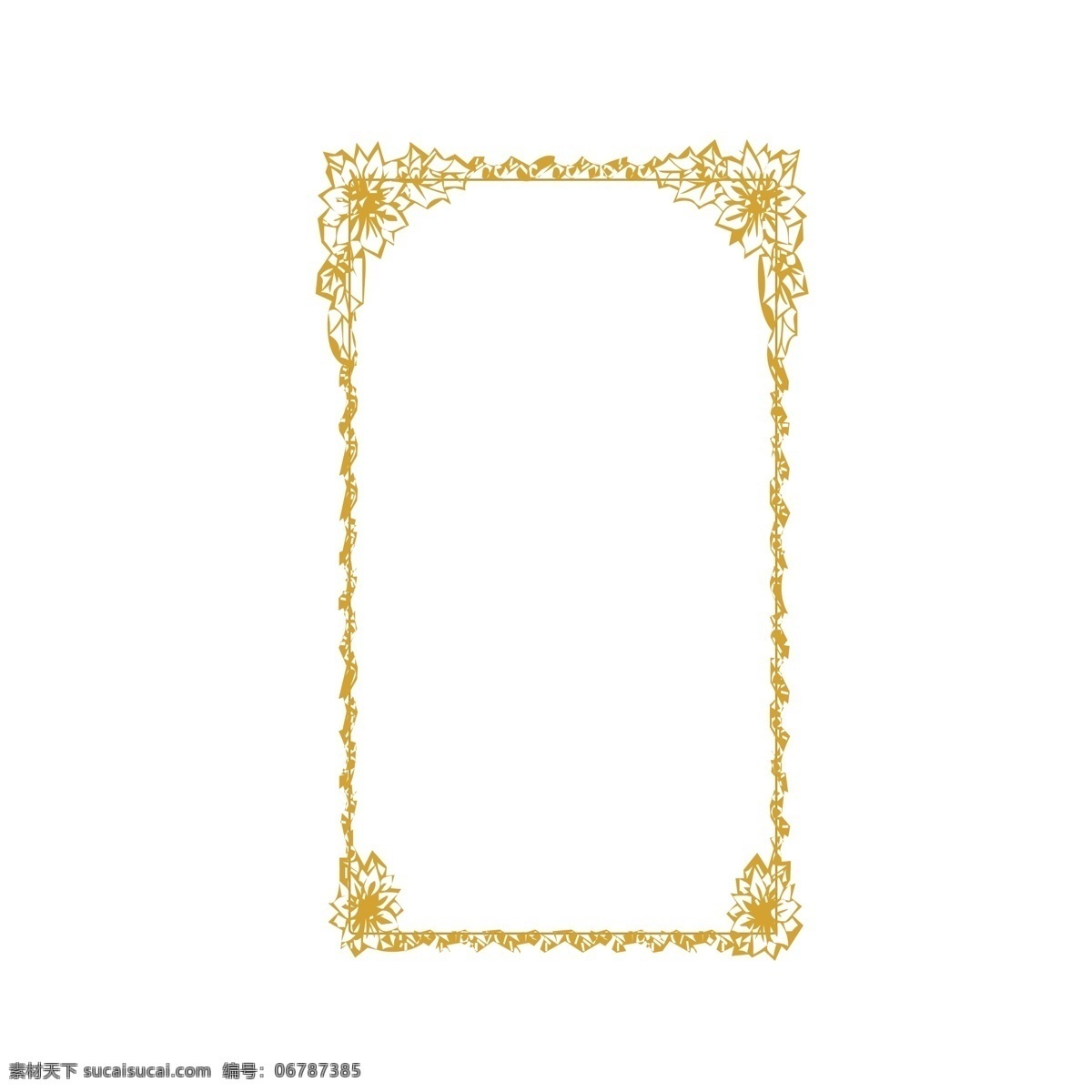 欧式 古典 边框 文本 金色 元素 商用 高贵 大气 典雅