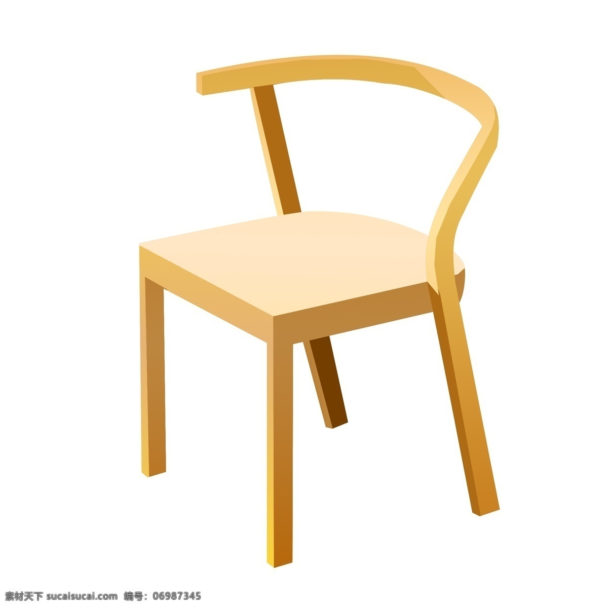 手绘 实木 椅子 插画 家具 餐椅 插图 木头 实木椅子 手绘椅子 椅子插画 椅子插图 餐桌椅子