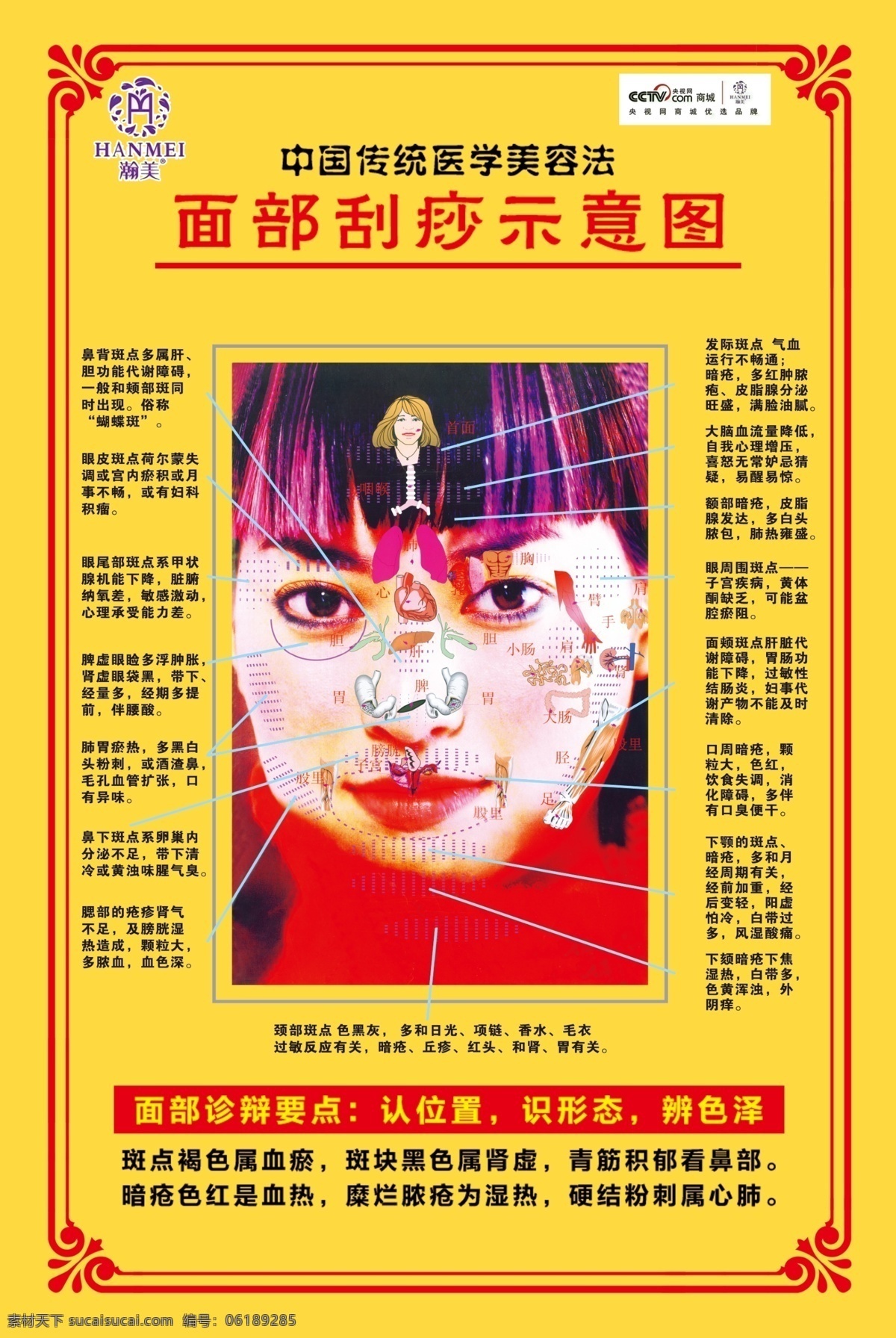 面部 刮痧 示意图 美容 美体 保健 养生 推拿 臀部 经络疏通 医疗 文化艺术