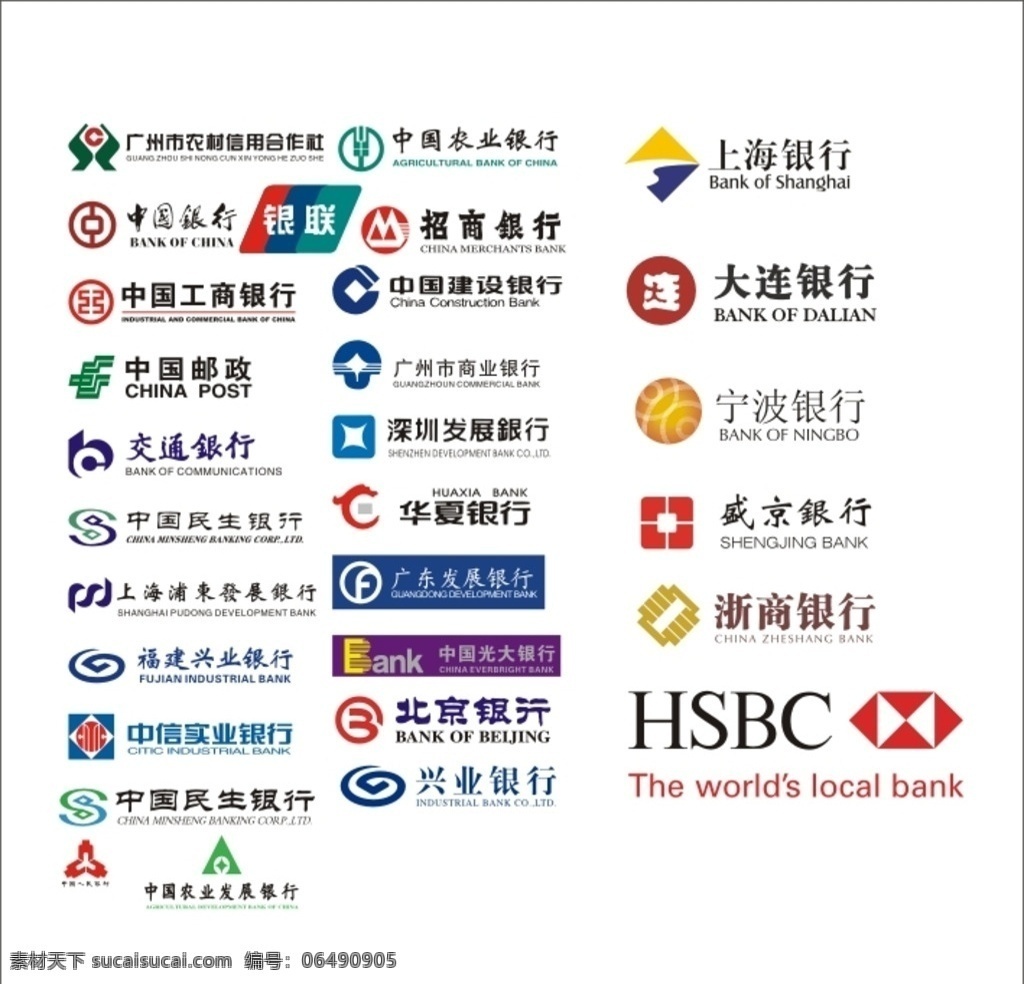 银行 logo 银行logo 中国银行 北京银行 交通银行 中国工商银行 招商银行 中国光大银行 上海银行 兴业银行 中国建设银行 中国农业银行 中国邮政 中国银联 中国民生银行 矢量元素 小素材 logo设计