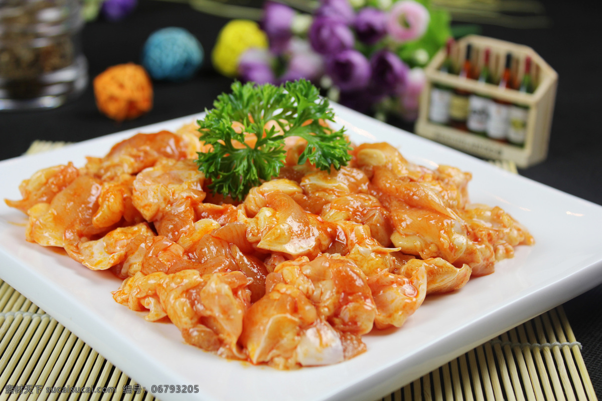 鸡脆骨 韩国 料理 餐饮美食 鸡肉 美食素材 传统美食