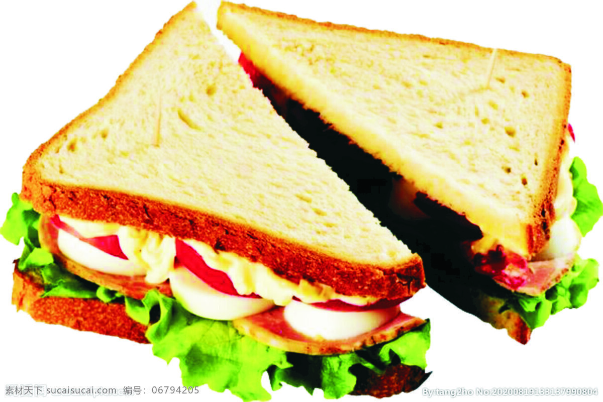 三明治 美食 西点 面包片 面包 菜单菜谱