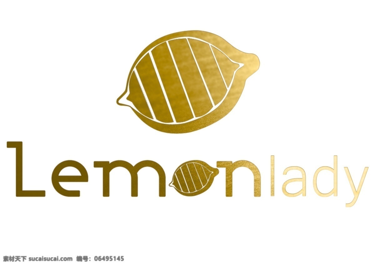 女装 柠檬 logo 彩色柠檬 字体设计 各种颜色 简易 白色