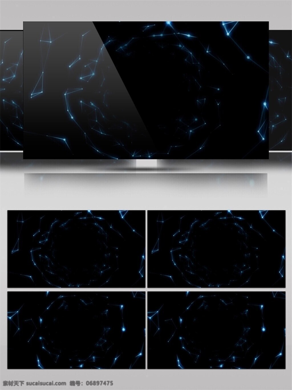 酷 炫 蓝色 粒子 线条 光效 拉近 高清 视频 光效隧道 动态拉近 科技蓝色 视频素材 动态视频素材