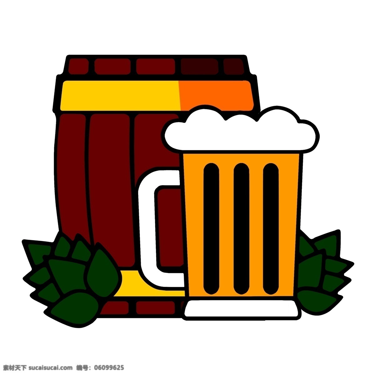 卡通啤酒图片 卡通 啤酒 啤酒桶 酒 动漫 ps排版 标志图标 其他图标