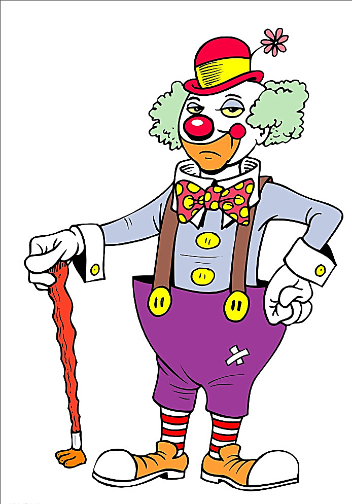 小丑 演员 表演 滑稽 小丑形象 小丑人物 卡通小丑 小丑素材 小丑矢量素材 卡通图 人物图库 生活人物 白色