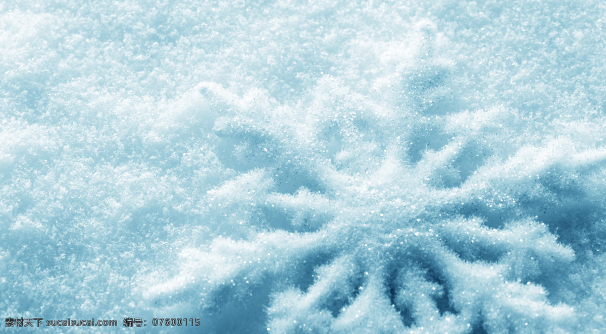 雪花 冰晶 形状 背景 冬季 生活百科 生活素材