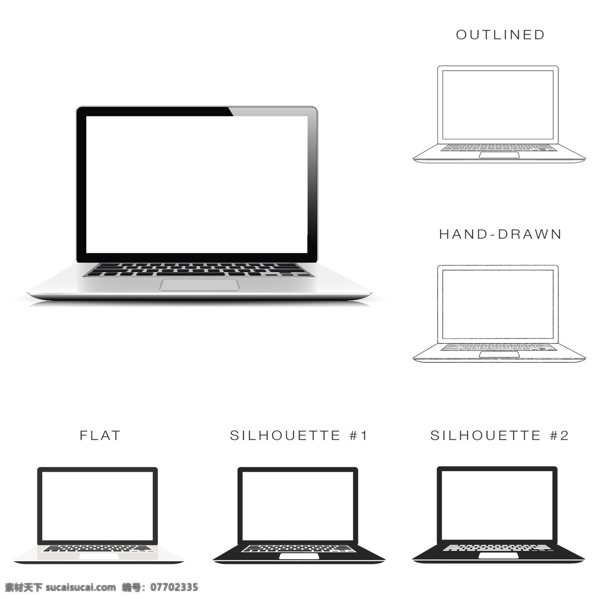 笔记本电脑 notebook macbook 超极本 苹果笔记本 生活用品 生活百科 矢量