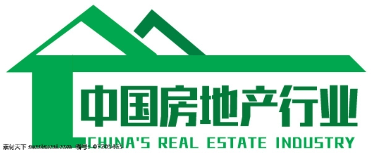 中国 房地产 行业 logo设计 logo 房 白色