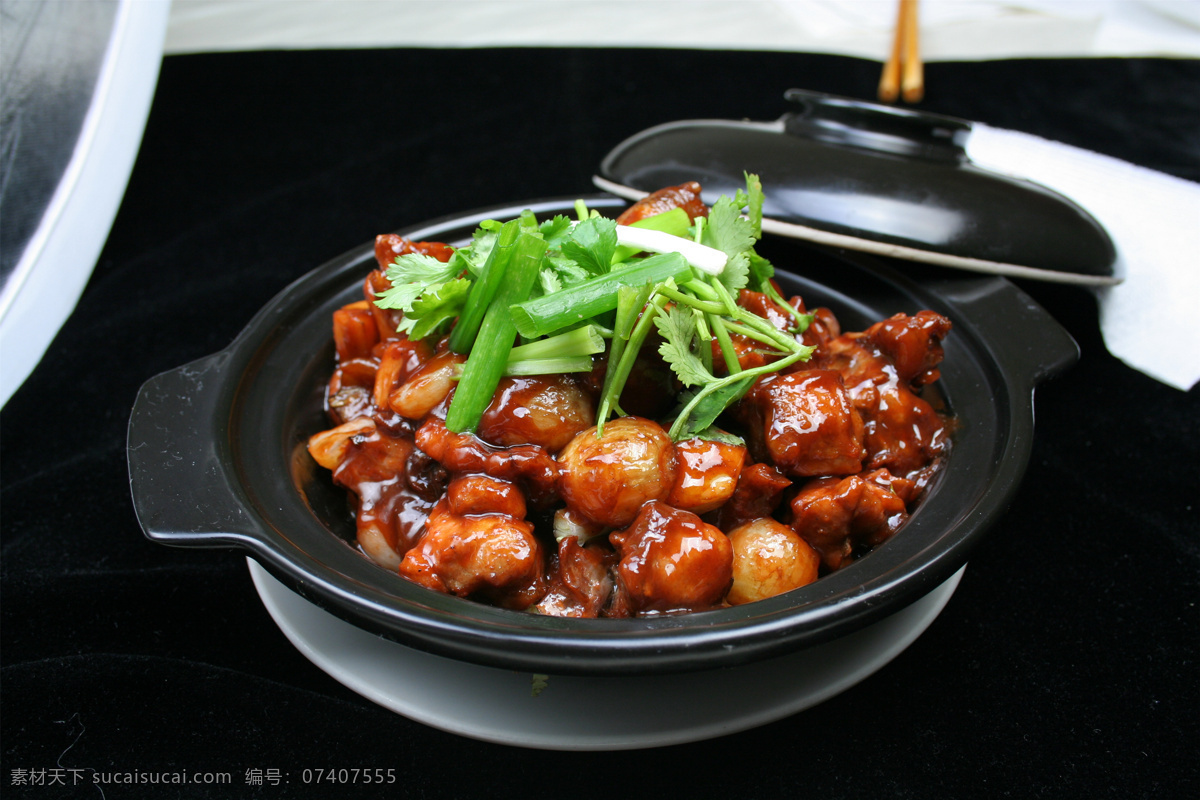 啫啫鸡煲 美食 传统美食 餐饮美食 高清菜谱用图