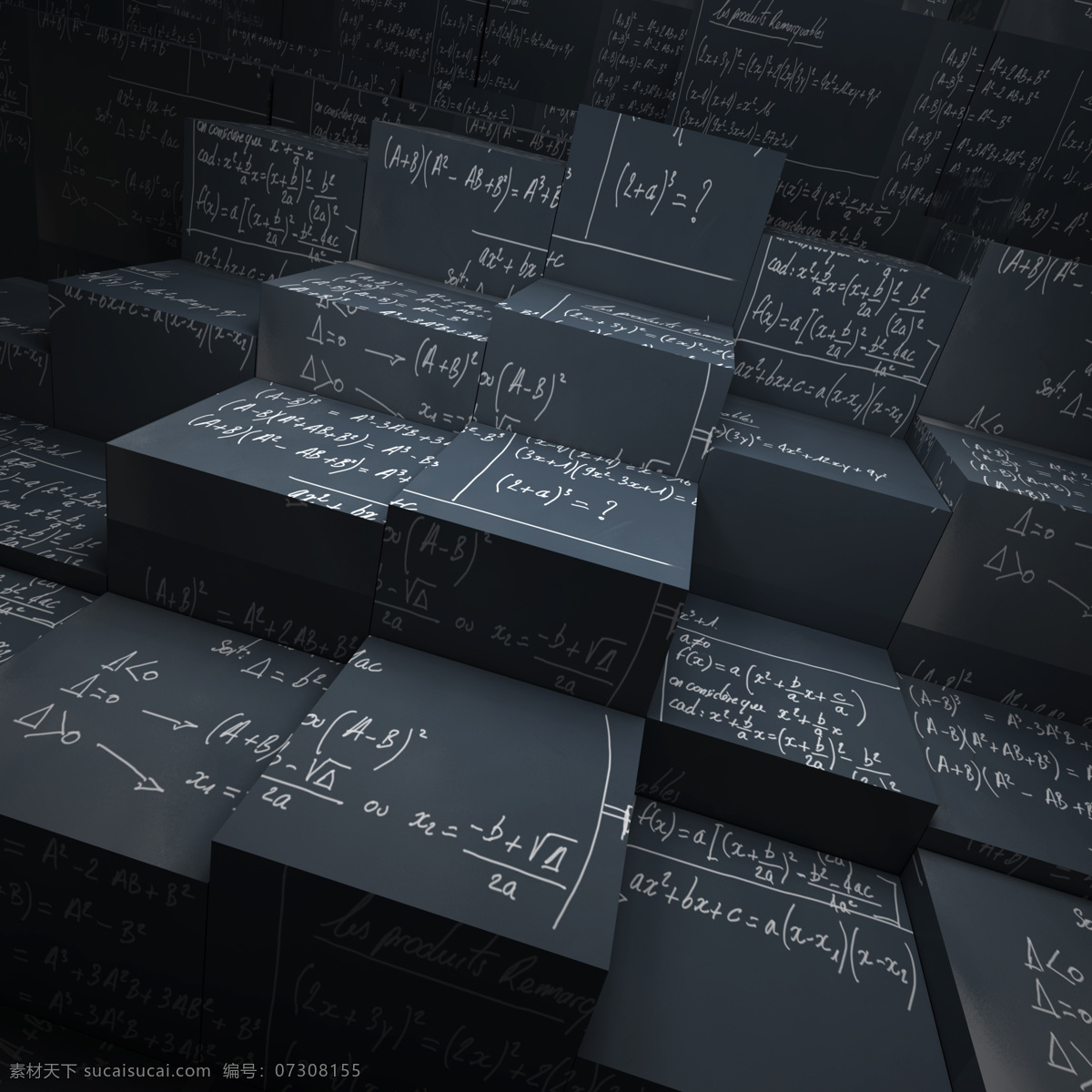 立方体 3d立方体 环境 数学符号 数字 正方体 立体感 壁纸 桌面 桌面壁纸 3d设计