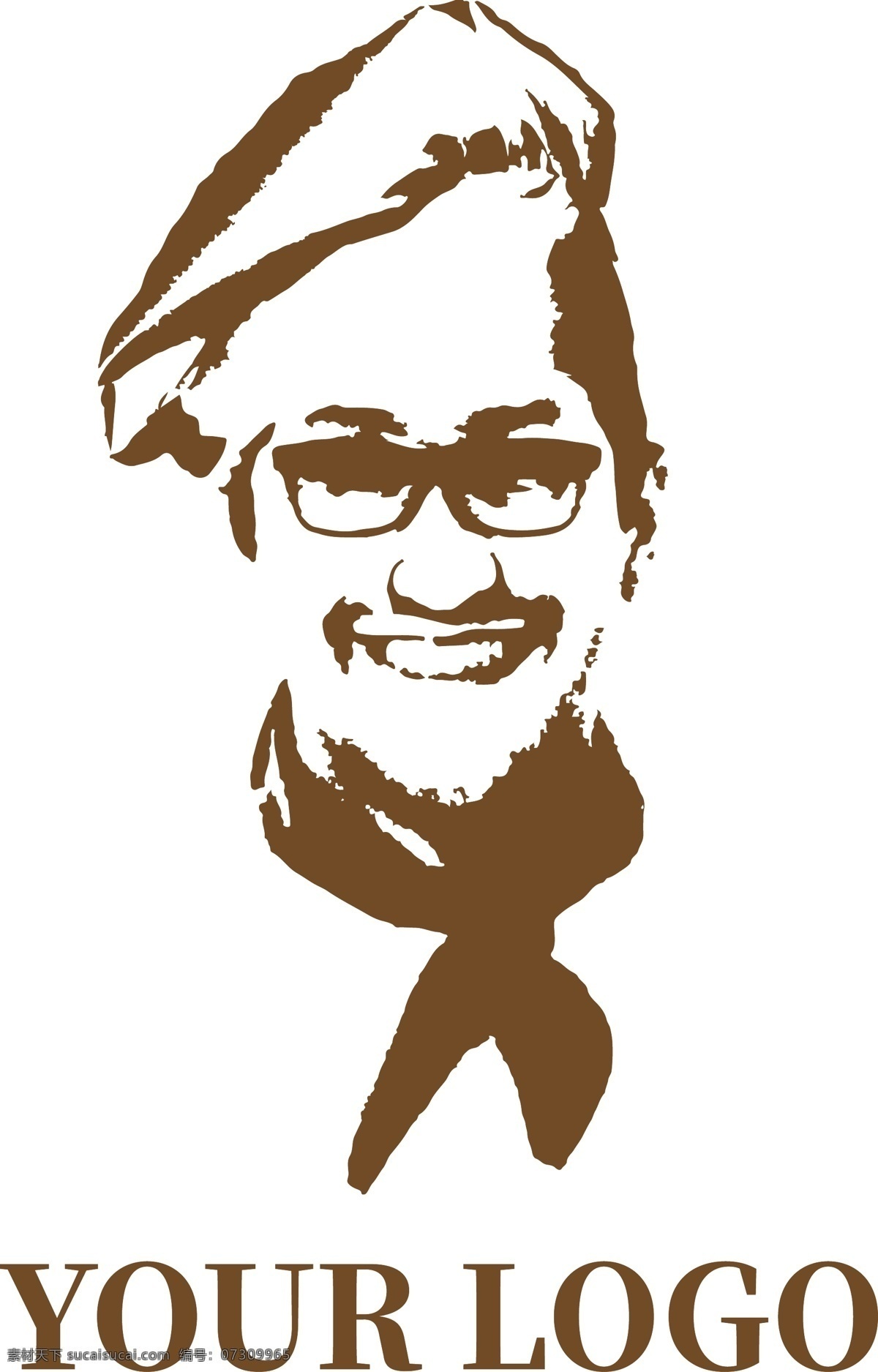 餐饮 行业 logo 厨师 中国厨子 吃饭