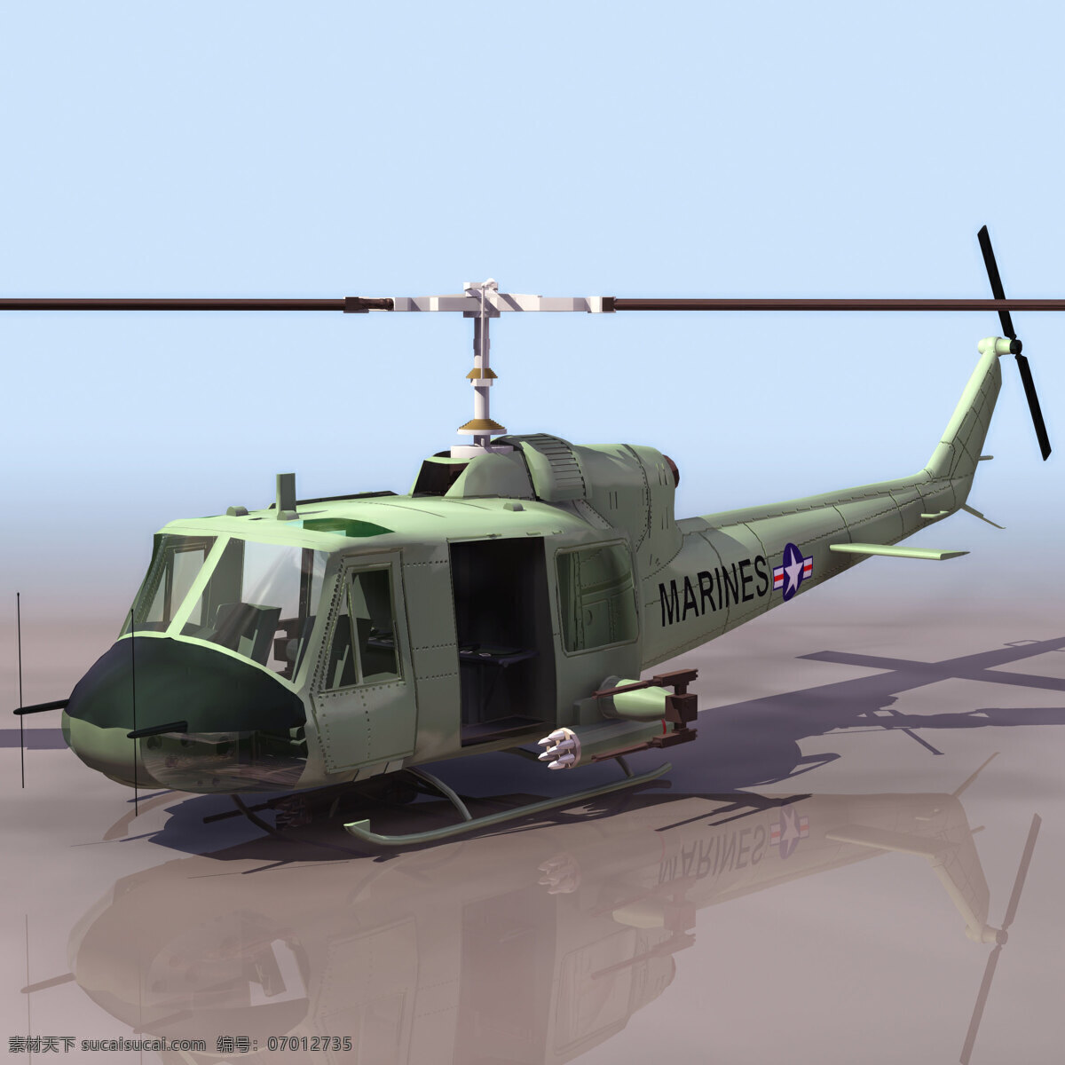 带 导弹 直升飞机 模型 3d 3d设计 3d素材 飞机 交通 交通工具 现代 现代科技 效果图 效果图矢量 直升机 军方 现代科技矢量 3d模型素材 其他3d模型