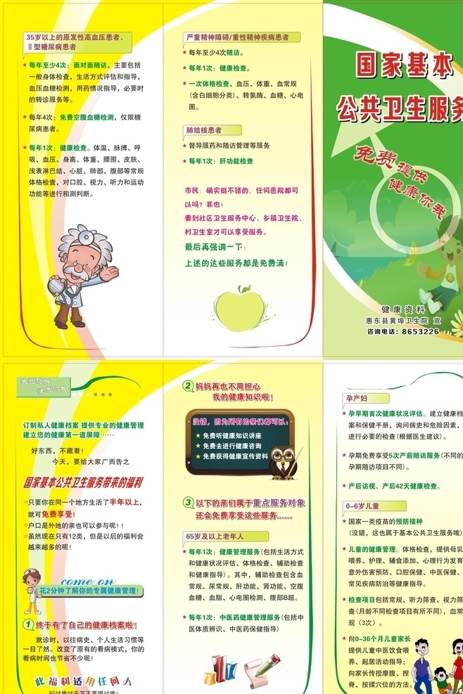 国家 基本 公共卫生 服务 公共卫生服务 肺结核 糖尿病 精神障碍 健康档案 老年人 文化艺术