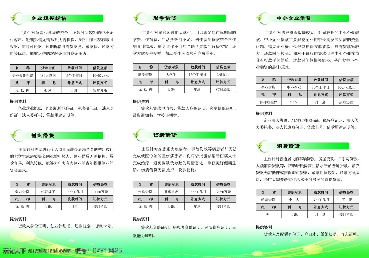 创佳 投资 贷款宣传单 广告设计模板 画册设计 绿色宣传单 源文件 创佳投资 担保公司折页 其他画册封面
