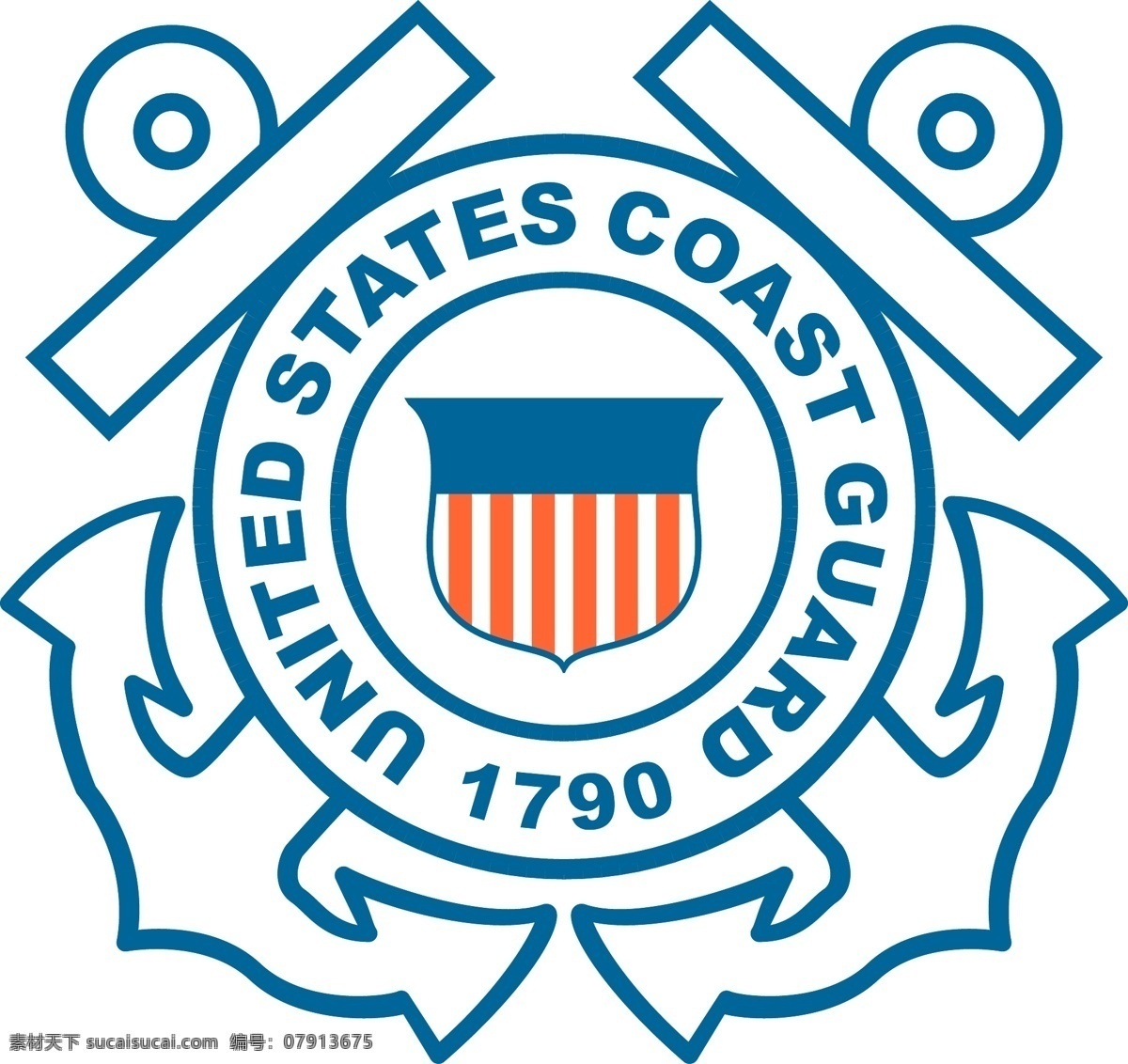 美国 各种 军队 标志 盾牌 徽章 模板 设计稿 素材元素 条纹 行政执法标志 肩章 源文件 矢量图