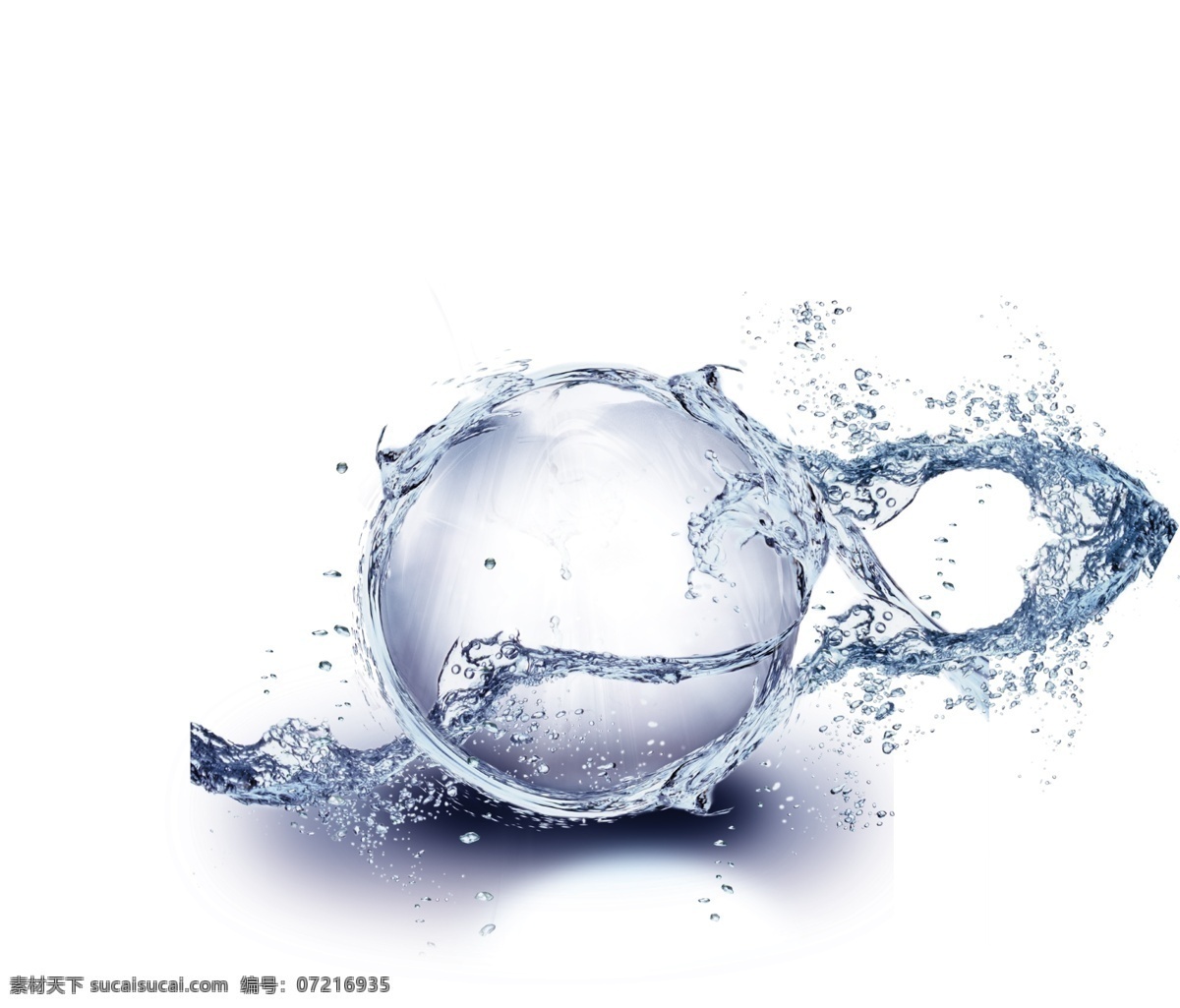 水滴 化妆品 透明球 日用品 水 高清水图 分层 源文件