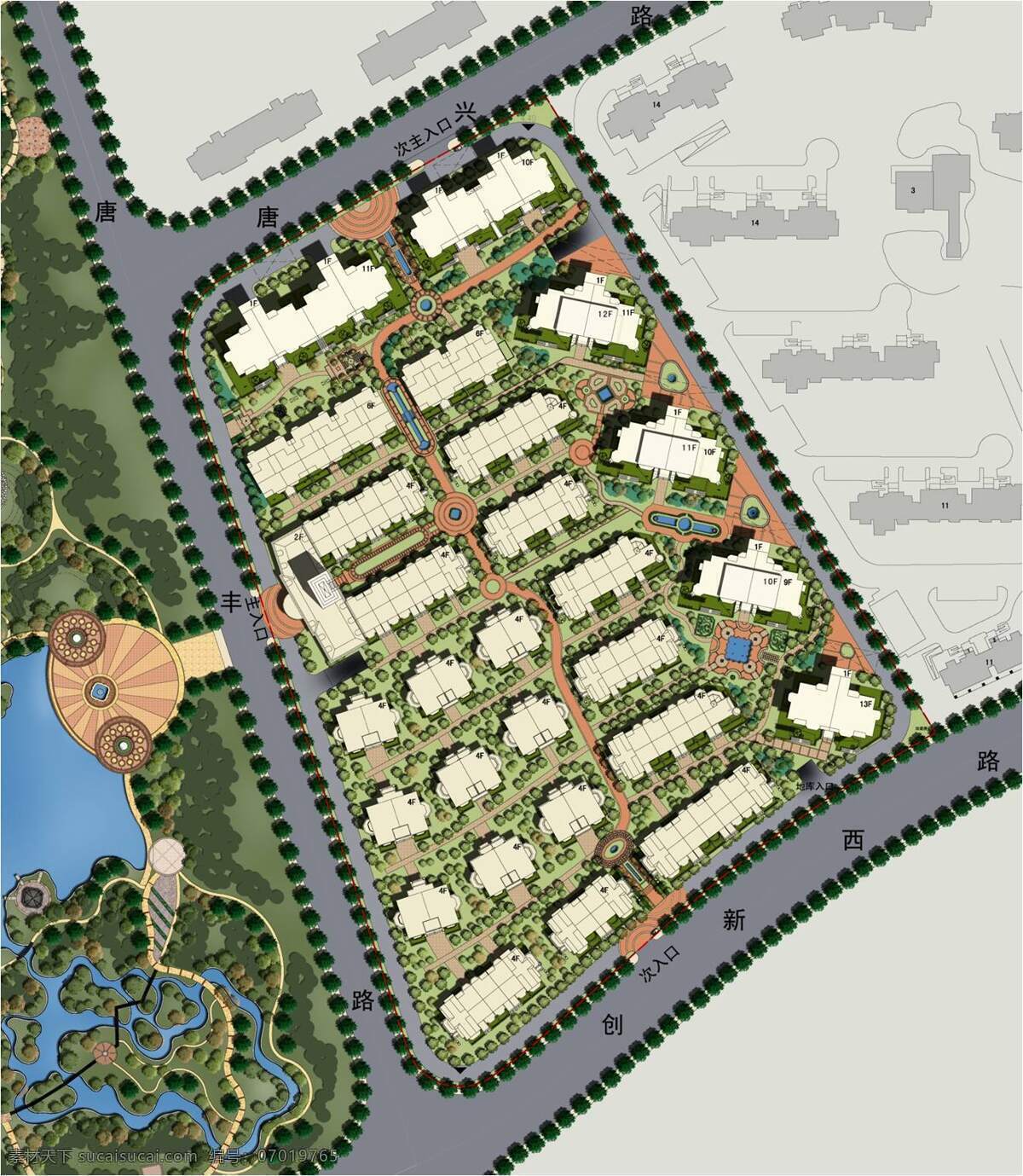 房地产 规划 平面图 小区规划 住宅 设计图 设计素材 模板下载 规划设计图 楼盘规划 平面规划 矢量图 建筑家居