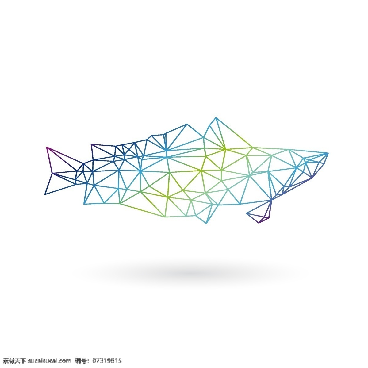 鱼图标 动物 鱼 鱼图形 手绘 创意鱼图案 logo标识 图标 矢量素材 标志图标 网页小图标