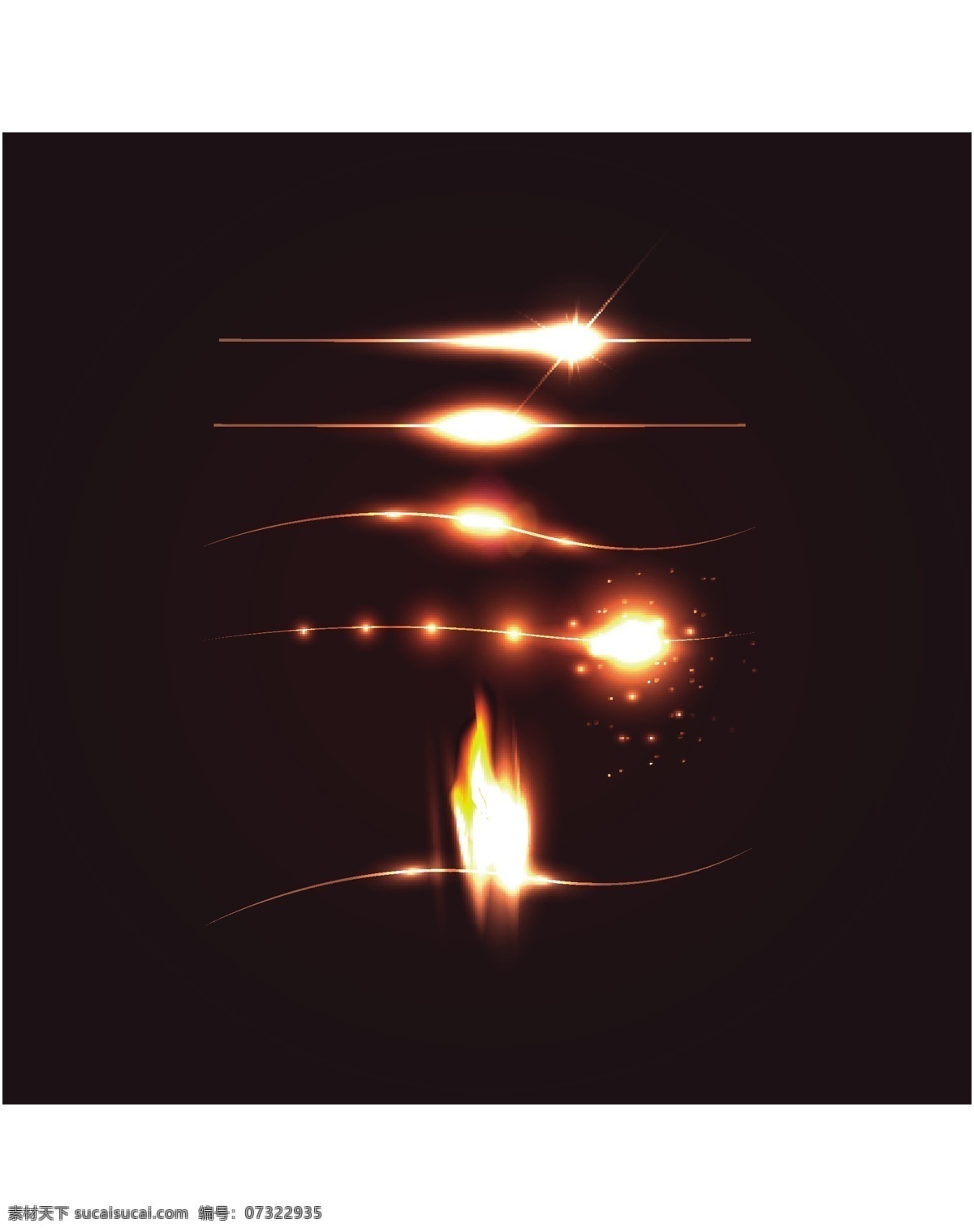 灯光 光影 光线 灯光效果 星光 光芒 背景底纹 底纹边框