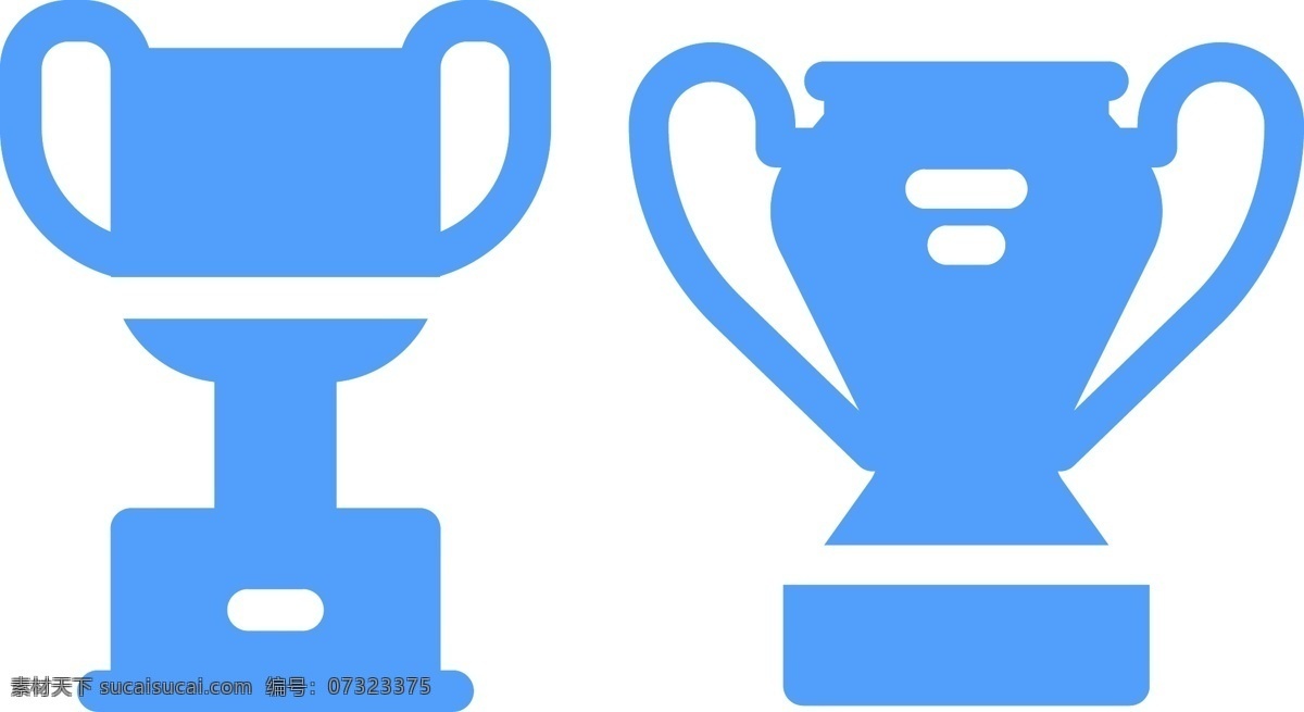 冠军 奖杯 获胜者 免 扣 优胜者 第一名 奖励 蓝色奖杯 清晰明了 可用于装饰 免抠 png格式