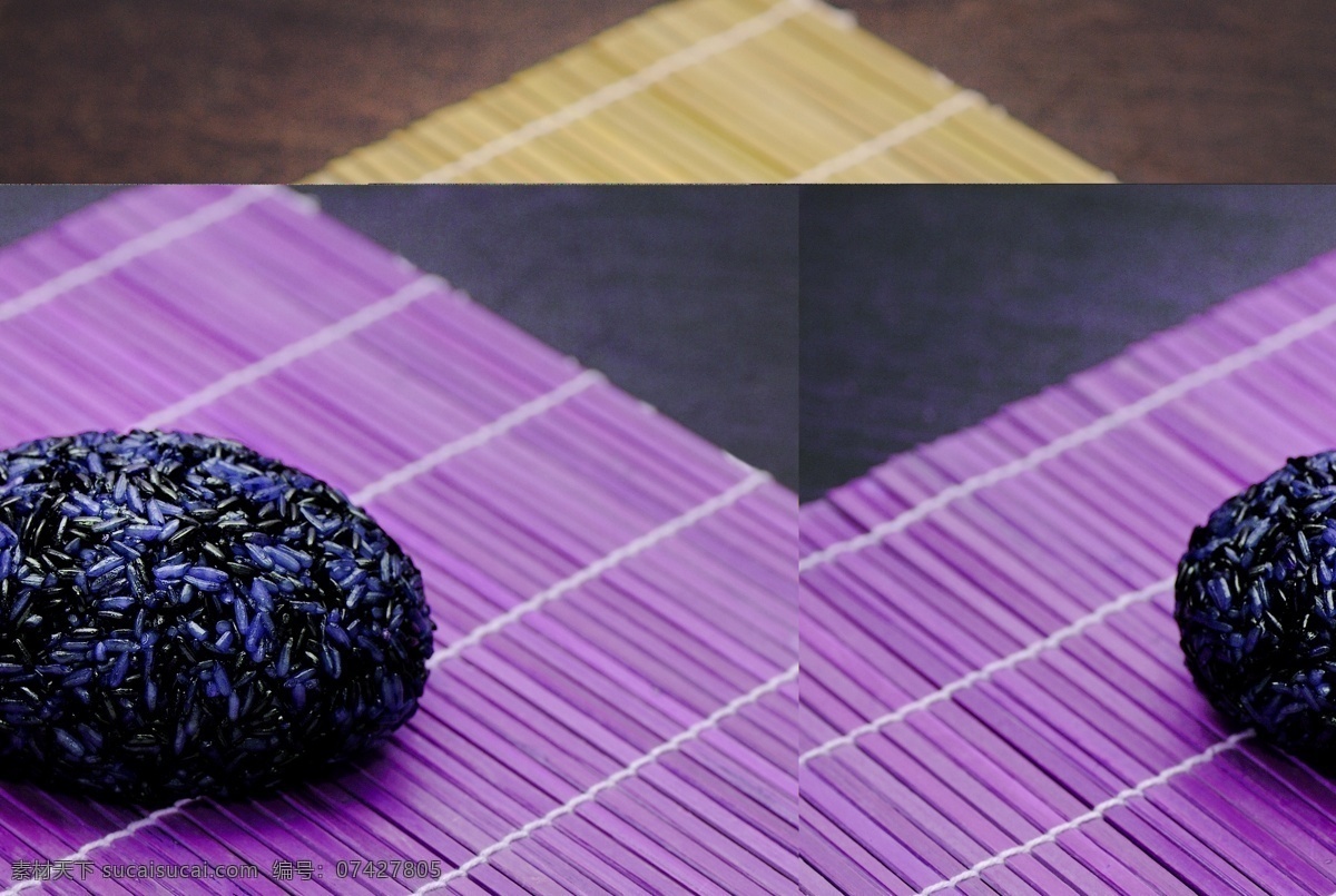 饭团 餐饮美食 传统美食 大米 美食 米 紫色背景 台湾美食 台湾饭团 矢量图 日常生活