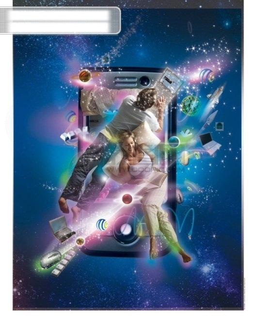 中国移动 3g手机广告 封面底图 画册设计 梦幻背景 男孩 精品 海报背景图