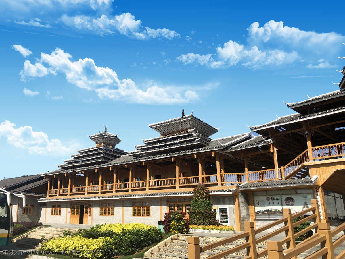 广西 少数民族 房屋 世外桃源 古朴建筑 吊脚楼 壮族寨子 民族旅游区 桂林 旅游摄影 国内旅游