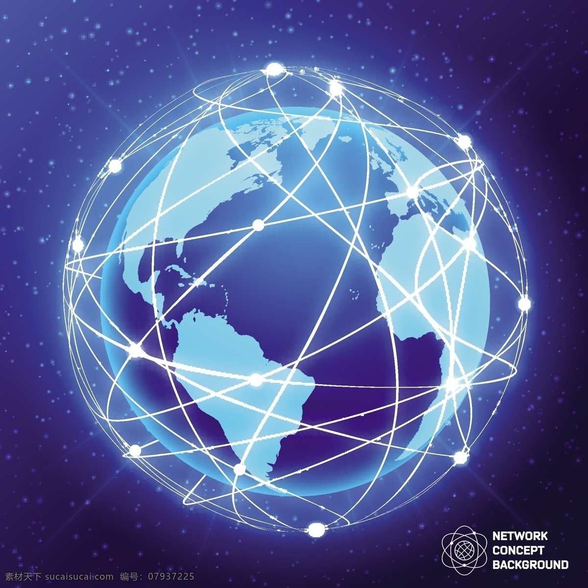 地球 科技 蓝色 背景图片 矢量 模板 模版 背景图 大数据 人工智能 云计算 物联网 点线 连接 联接 世界 全球 矢量素材 现代科技