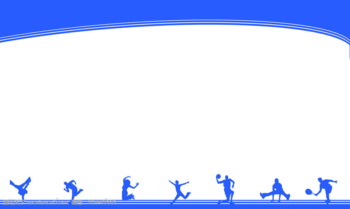 体育活动背景 网球 跑步 背景 背景底纹 底纹边框