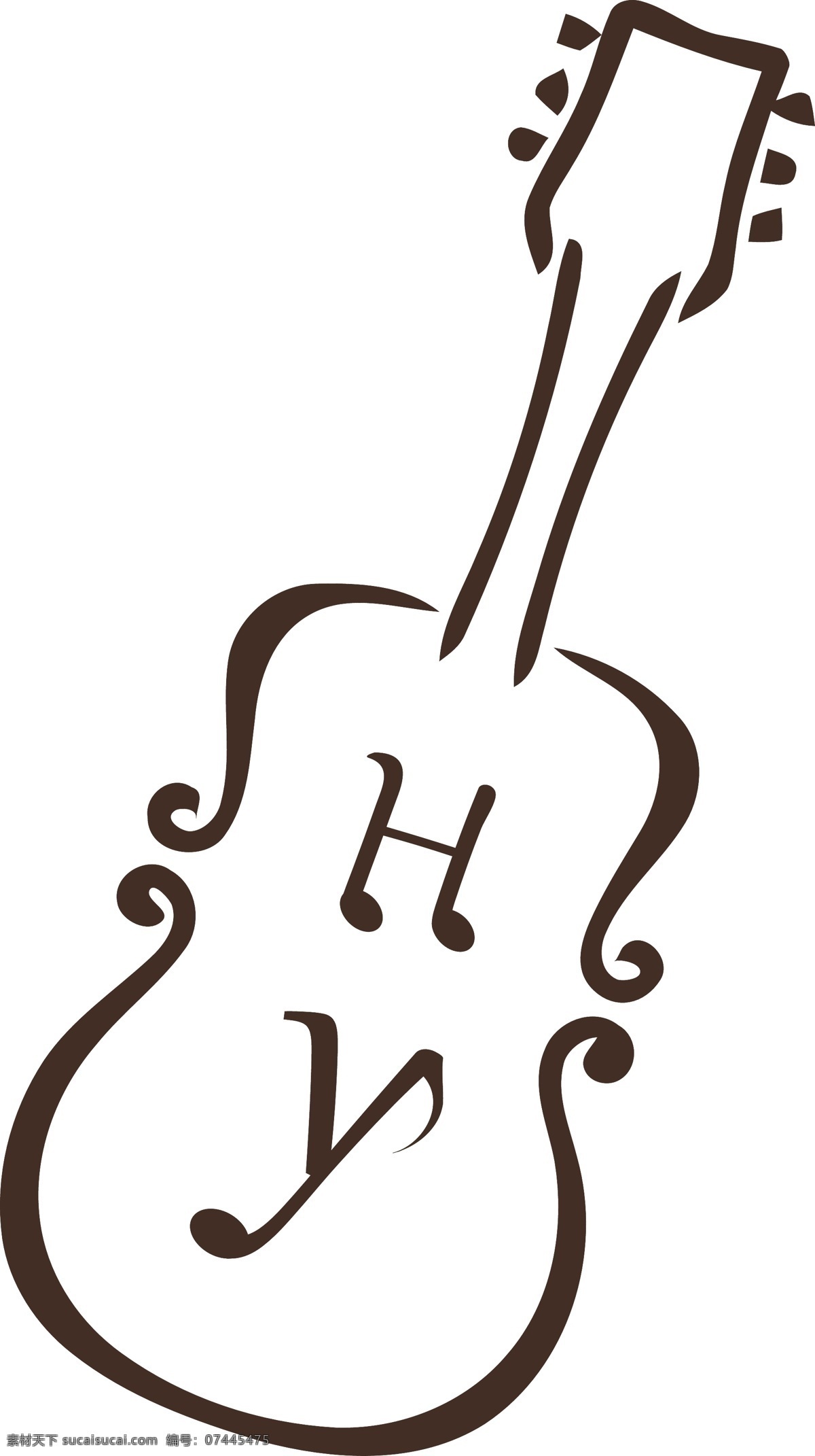 音乐 类 logo 小提琴 字母 变形 字母变形 ai文件 logo设计 音符 元素 艺术字