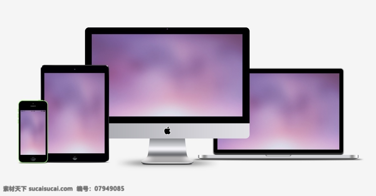 苹果 展示 模版 ipad iphone 展示模版 psd源文件