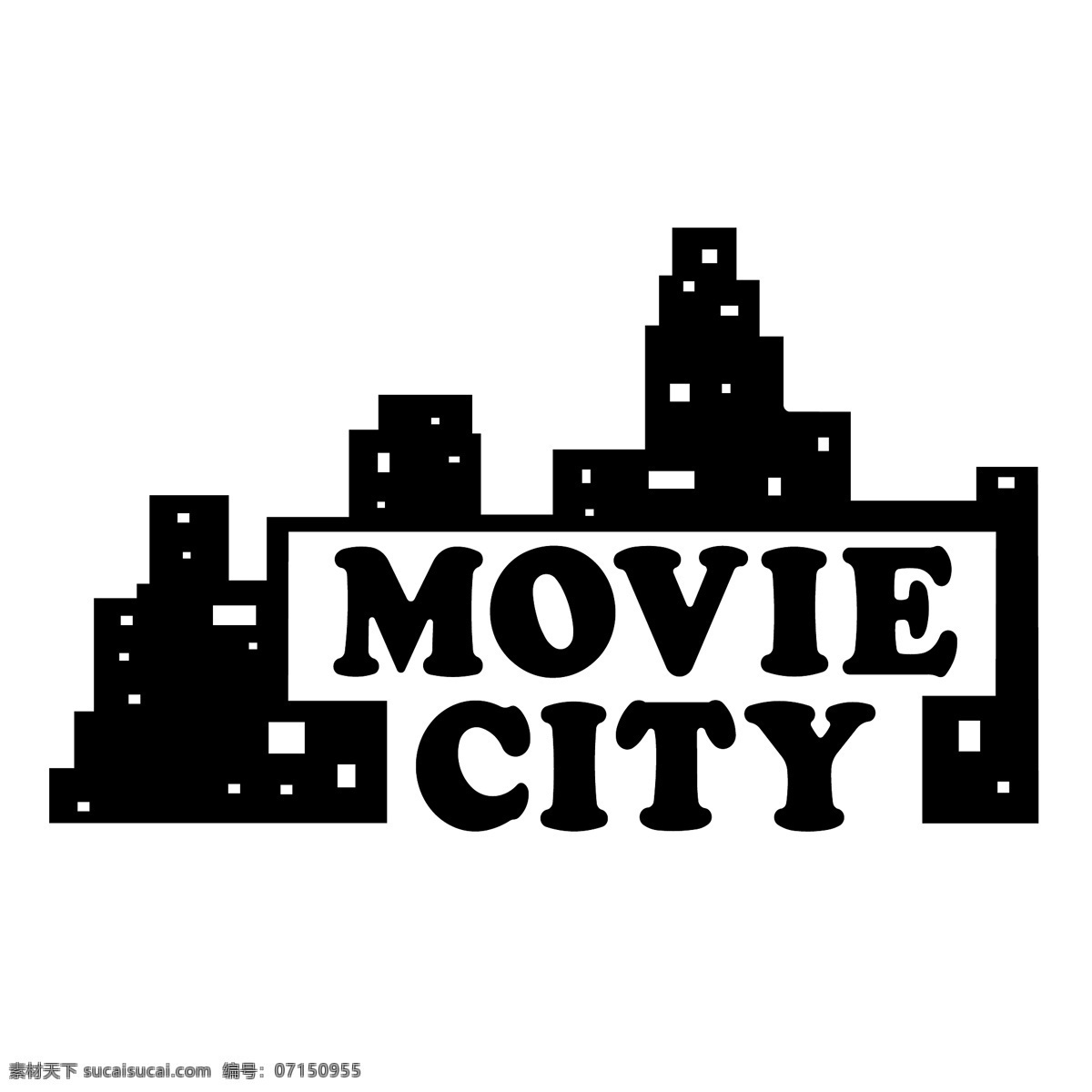 电影城 免费电影 城市标志 标识 psd源文件 logo设计
