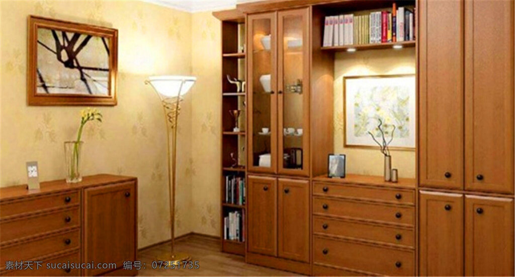 3d 书房 模型 效果图 家居 家居生活 室内设计 装修 室内 家具 装修设计 环境设计 max 书柜