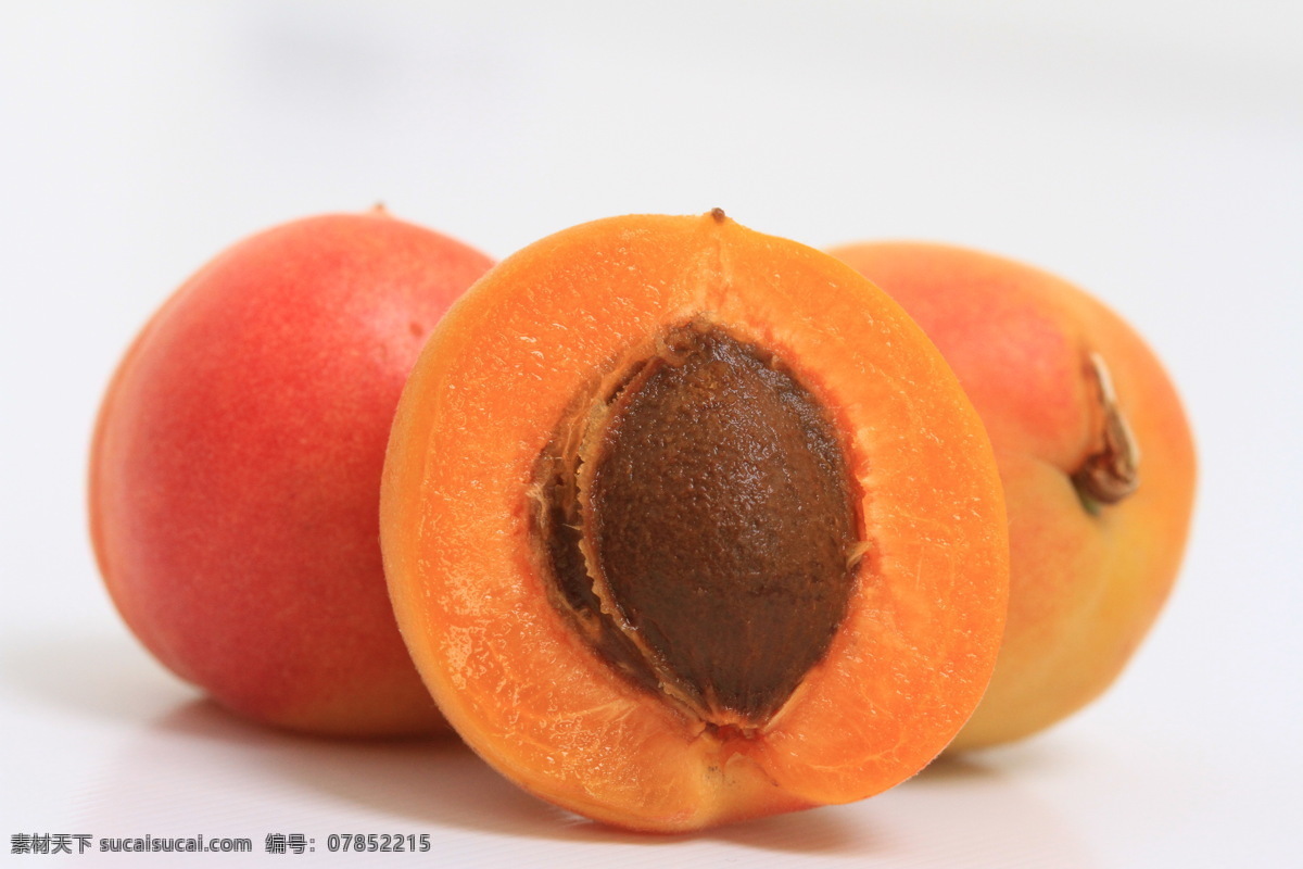 黄杏 杏子 水果杏 杏肉 梅子 杏核 水杏 杏 水果 生物世界