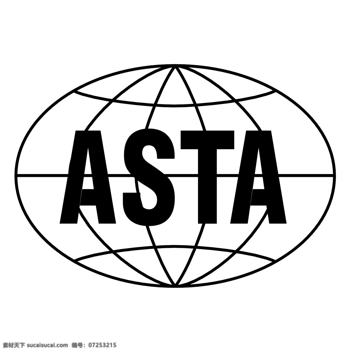 asta asta标志 标识为免费 白色