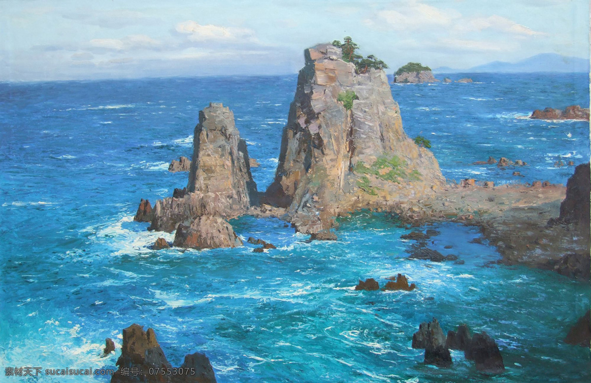 大海 风景 风景油画 海边 海浪 绘画 绘画书法 礁石 大海设计素材 大海模板下载 艺术 油画作品 油画 油画创作 油画写生 文化艺术 家居装饰素材